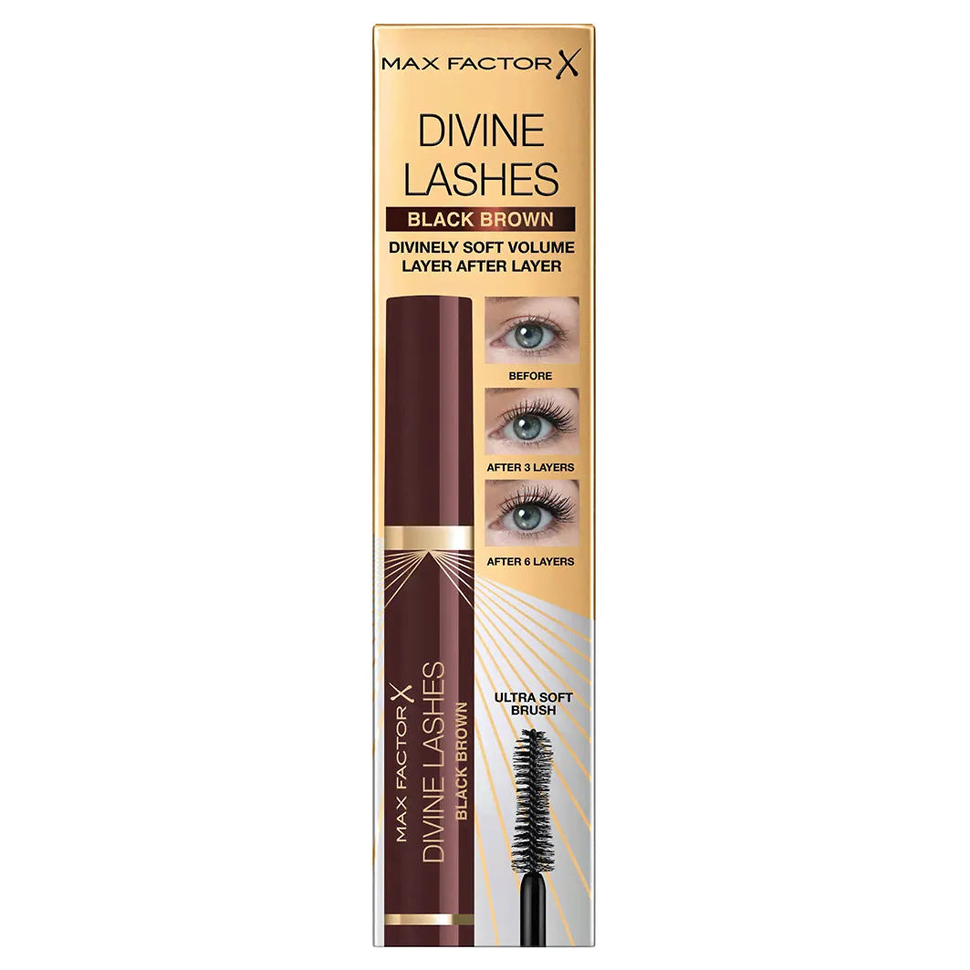 Max Factor - Тушь для ресниц Divine Lashes, тон 002 Black brown-0