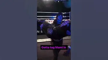 Move over Dom, Mami got this 😂😂😂😂 #rhearipley #damianpriest #dominikmysterio #wwe #wrestling #wweraw
