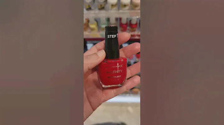 Maxfactor gel nail polish colour/#beautylover #gelpolish #makeup