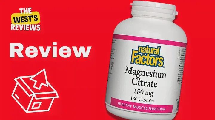 Natural Factors, Magnesium Citrate 150 mg - Review