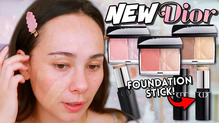 NEW DIOR BEAUTY! FOUNDATION STICK, CONTOUR STICK, BLUSH&GLOW DUOS! + SKIN PREP WITH ZIIP HALO