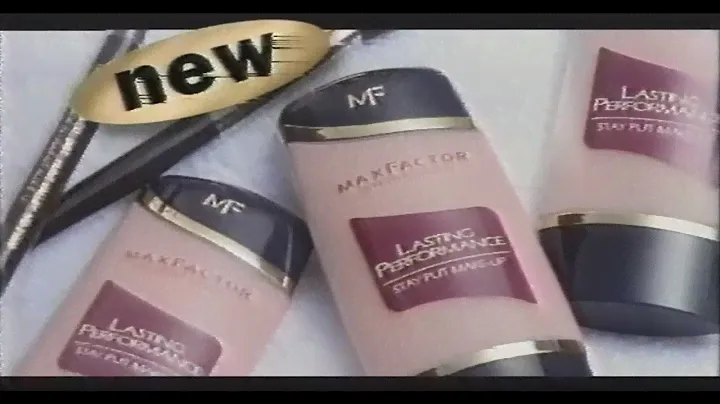 1997 Max Factor Lasting Performance Makeup Commercial