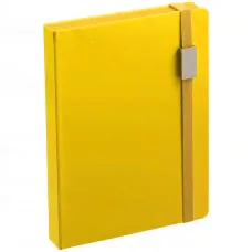 Ежедневник New Factor Metal, желтый-0